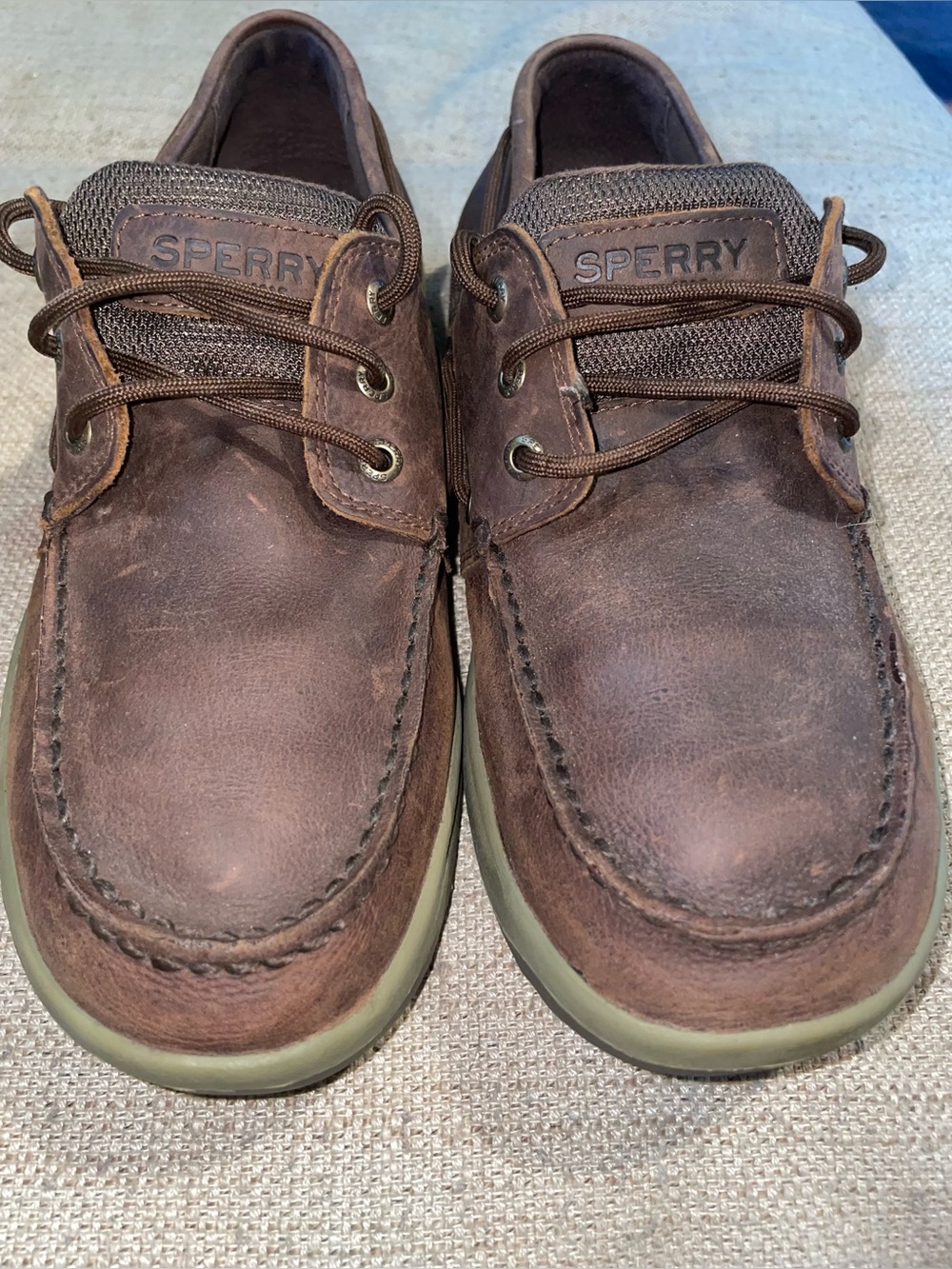 Sperry Men’s Brown Leather Boat Shoes